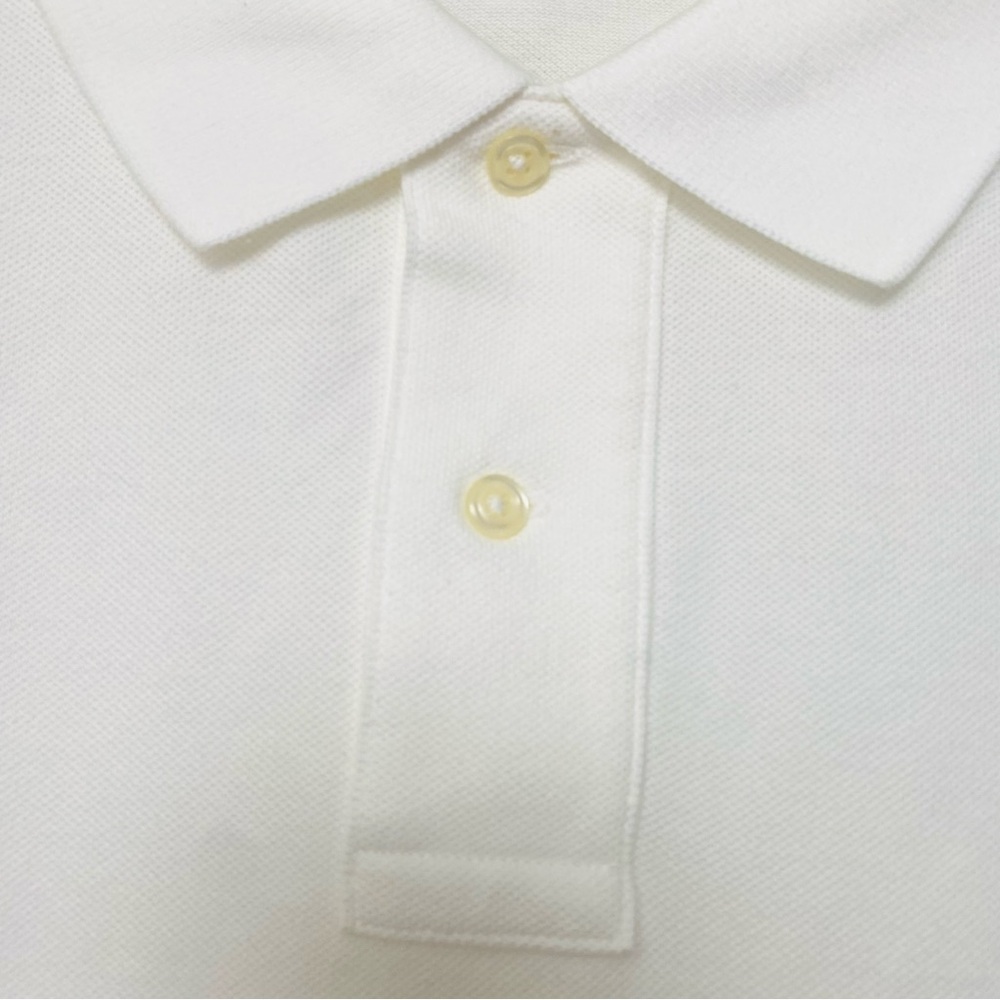 Polo by Ralph Lauren White Polo Shirt with Blue Logo - Picture 4 of 13